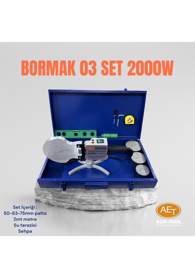 2000w Plastik Boru Kaynak Makine Seti