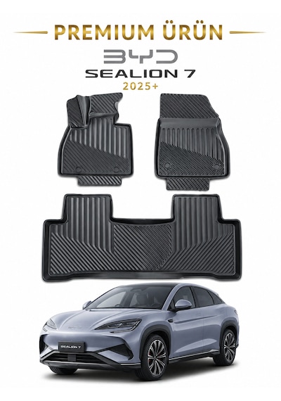 Byd Sealion 7 2025 Sonrası Uyumlu 3d Havuzlu Paspas Premium