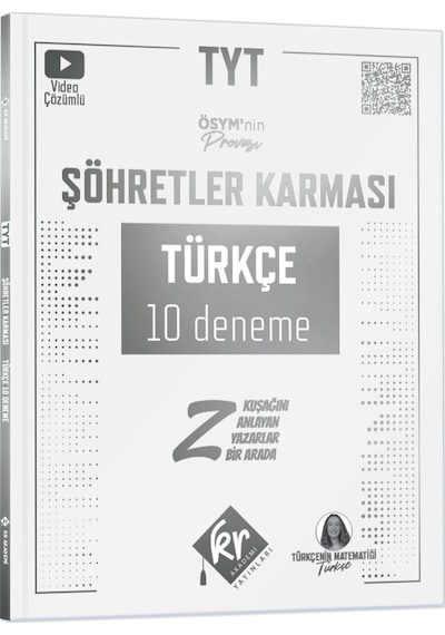 Tyt Şöhretler Karması Türkçe 10 Deneme - KR Akademi Yayınları