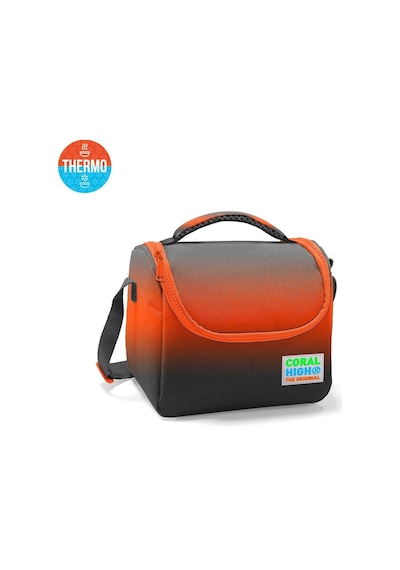 Coral High Kids Turuncu Gri Renk Geçişli Thermo Beslenme Çantası 11748