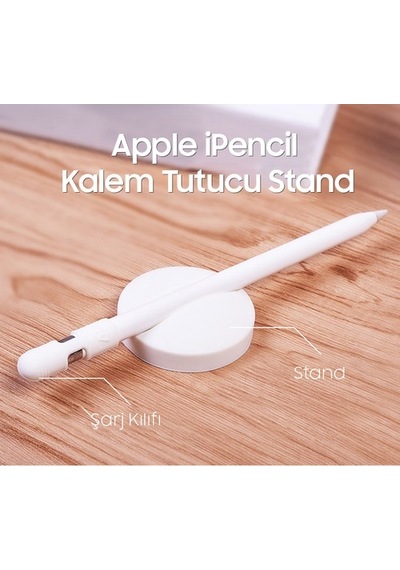Pencil Uyumlu Kalem Için Silikon Kılıf Ve Stant (Farklı Renkler)