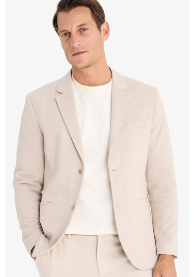 DeFacto Slim Fit Dar Kesim Astarlı Düğmeli Blazer Ceket N0503AZ25SPBG224