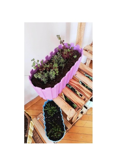Tr Akasya Balkon Saksı 30 Cm 3 Litre Beyaz Diğer