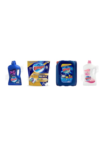 Bingo Yüzey Tem. Fresh 2.5 Lt +bulaşık Tableti 40'lı+ Bulaşık Det. 4lt + Yüzey Tem. Fresh 2.5 Lt 4'lü Set Diğer