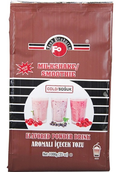 Fo Milkshake Smoothie Muz Aromalı İçecek Tozu 1 KG