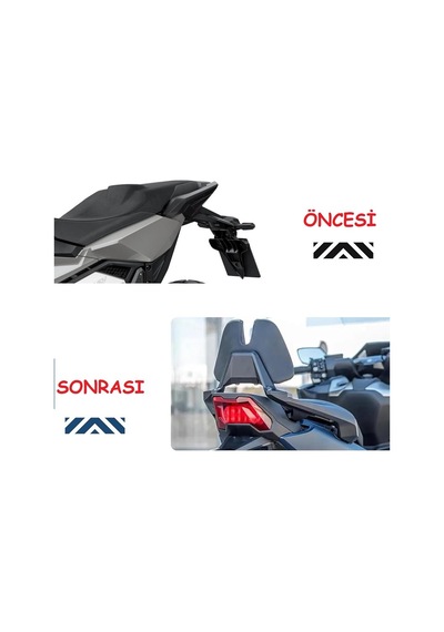 Honda X-adv 750 Sissy Bar Bağlantı Demiri Sırt Dayama Arasmto