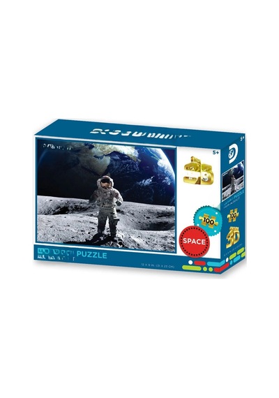 Ayda Astronot Puzzle 100 Parça