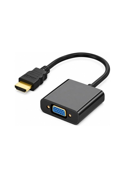 To Vga Dişi Görüntü Dönüştürücü Siyah