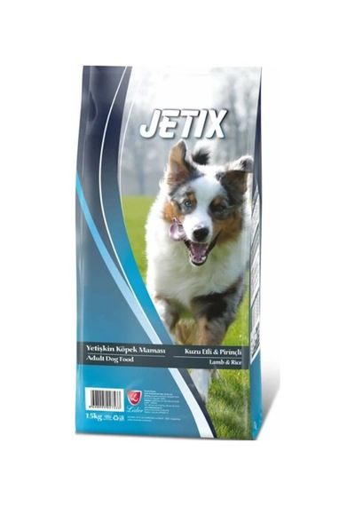 Jetix Kuzu Etli Pirinçli Yetişkin Köpek Maması 15 KG