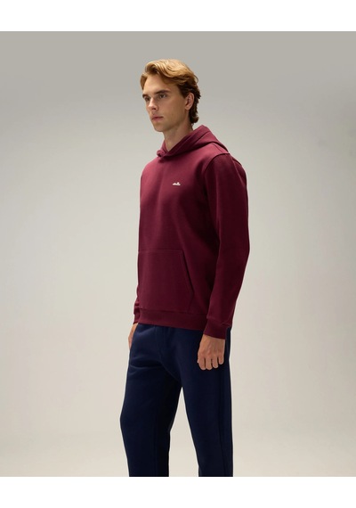 Ellesse Kapüşonlu Erkek Sweatshirt 6wm2005 Bordo