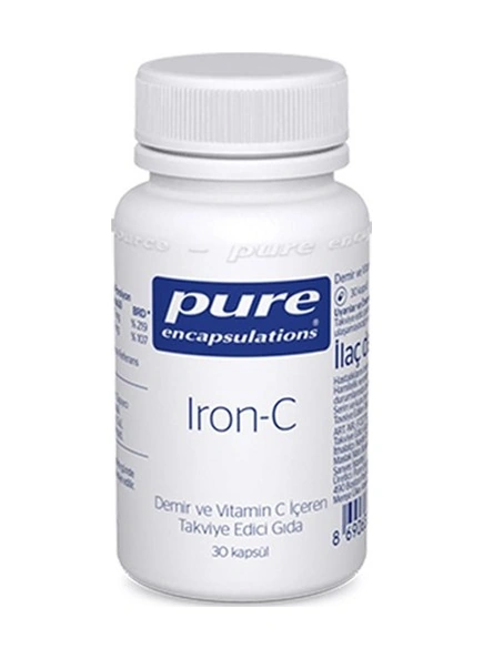Pure Iron-c + 30 Kapsül
