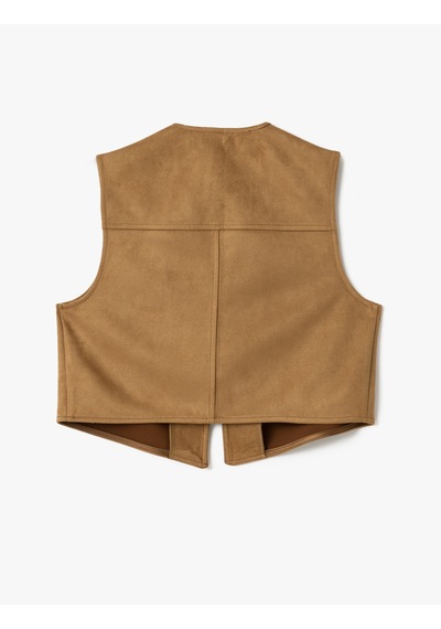 Koton Fiyonk Bağlama Detaylı V Yaka Suni Süet Crop Yelek Açık Kahverengi 5sak20067ew Açık Kahve Açık Kahverengi Koton Fiyonk Bağlama Detaylı V Yaka Suni Süet Crop Yelek Açık Kahverengi 5sak20067ew Açık Kahve Açık Kahverengi