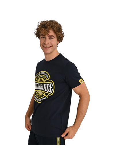 Fenerium Fenerbahçe Lisanslı Erkek Tribün Kalpleri Fetheden Renk Erkek T-shirt Uv Kutu Lacivert
