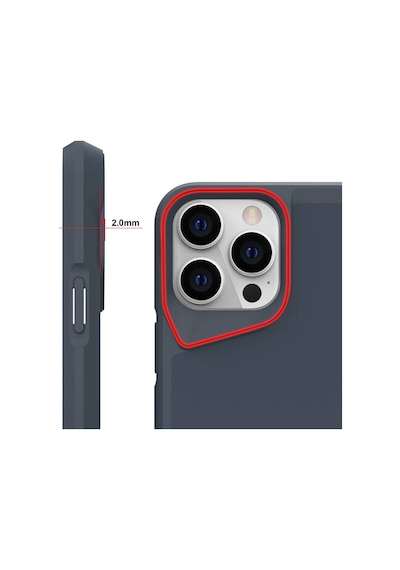 Zore İphone 15 Pro Max Uyumlu Ogaa Aihttg Kenarlı T-max Mat Standlı Kılıf-siyah