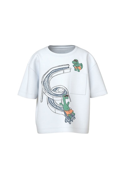 Name It Nmmvilian Ss Rlx Top Erkek Çocuk T-shirt 13241570 Beyaz