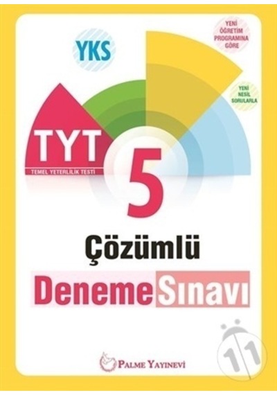 Tyt 5 Çözümlü Deneme Sınavı Palme Yayınevi