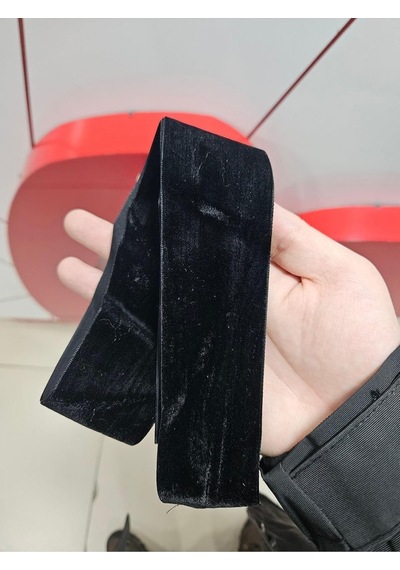 2.5 Cm Kadife Kurdele Şerit Turuncu Diğer