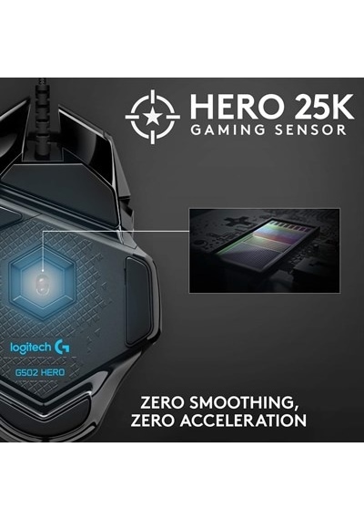 Logitech G502 Hero Yüksek Performanslı Oyuncu Mouse