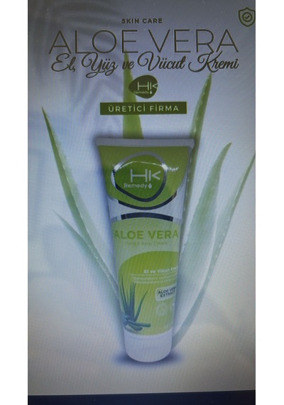 Hk Remedy Yoğun Nemlendirici Ve Ferahlatıcı Aloe Vera El Ve Vücut Kremi 250 Ml