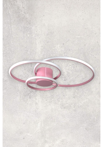 Sole Modern Tasarım Pembe Renk Salon - Çocuk Odası - Hol Beya... Pembe