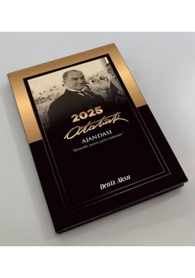 Bk Gift Kişiye Özel Premium 2025 Atatürk Ajandası - 1 Kobitmeyencom33599 Bk Gift Renkli