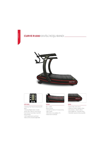 Diesel Fitness Curve R1000 Koşu Bandı