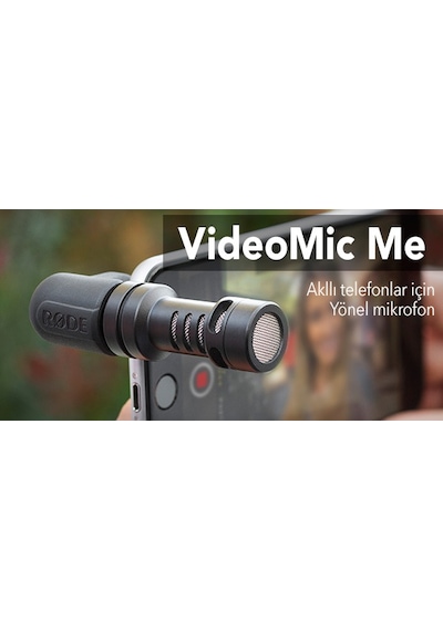 Rode Videomic Me Akıllı Telefonlar için Ios ve Android Shotgun