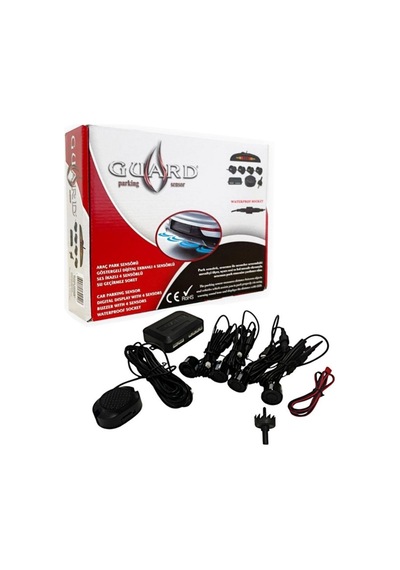 Oto Araç Geri Park Sensörü 12v Bi Bi Led Ses İkazlı 4 Gözlü 22mm Siyah Ps.bz.001.01 1 Adet