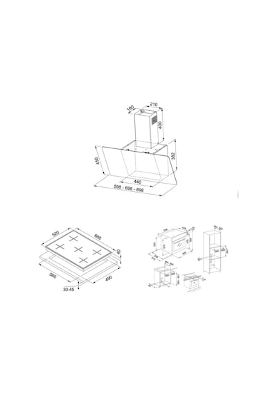 Franke FPJ 915 V Davlumbaz + FHNS 705 4G TC WH C Ocak + FSL 86 H WH Fırın Beyaz Ankastre Set