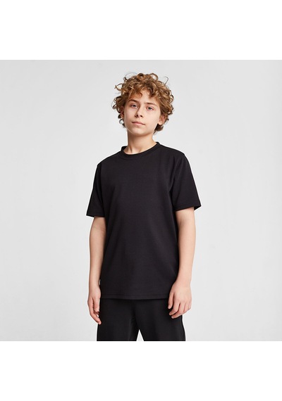 Lescon Siyah Çocuk Kısa Kol T-shirt 25s-3260-25n
