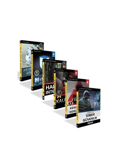 Siber Güvenlik Eğitim Seti - 6 Kitap Takım- Kodlab