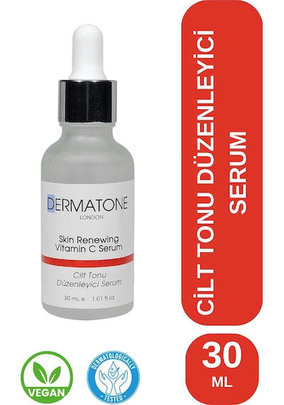 Dermatone Skin Renewing Vitamin C Serum Canlandırıcı & Cilt Tonu Eşitleyici