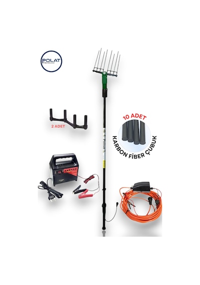 Polıve 7000 Zeytin Hasat Makinesi Ve Pogod 6-12volt Akü Şarj Cihazlı