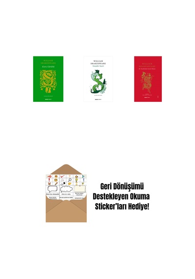 Kuru Gürültü Ciltli + Venedik Taciri + Fırtına + Okuma Sticker'ları