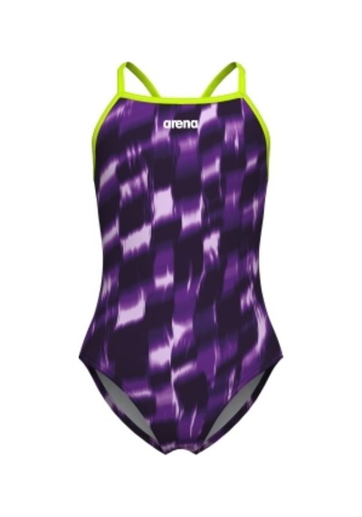 Arena G Wave Swimsuit Lightdrop Back Kız Çocuk Yüzücü Mayosu 011740900 Çok Renkli