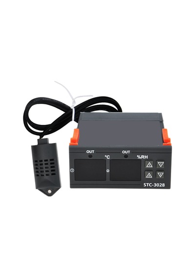 Alkatronik-Stc-3028 Isı Ve Nem Termostatı Çift Ekran 220V Isıtıcı Soğutucu