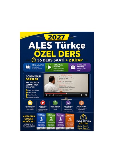 Ales Türkçe Modüler Kitap Seti (4 Kitap)