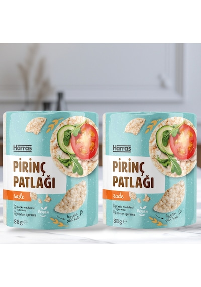 Sade Pirinç Patlağı 88 G X 2 Adet