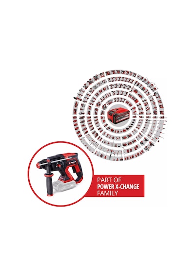 Einhell Professional Akülü Kırıcı Delici TP-HD 18/22 D Li BL-Solo 4514277, Kömürsüz, 2,3 J, SDS-plus, çanta, akü hariç