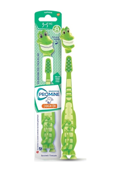 Sensodyne Promine Çocuk 3-5 Yaş Sevimli Timsah Diş Fırçası 5 Adet