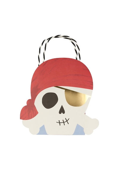 Meri Meri - Pirate Party Bags - Korsan Parti Çantaları - 8'li Tüm Yaşlar