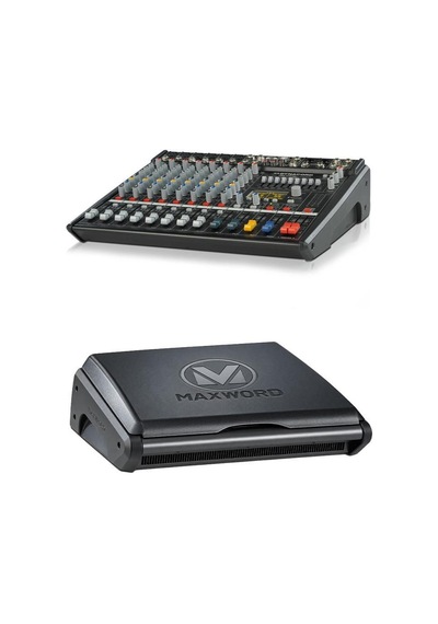 Maxword Cms 600-3 Mixer 8 Kanal Analog Kompakt Power Mikser