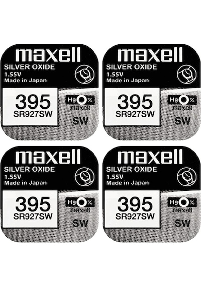Maxell 395 SR927SW 1.55V Saat Pili 4'lü