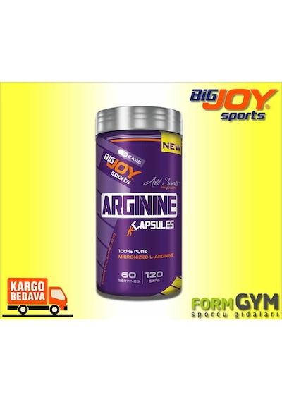 Bigjoy Arginine 120 Capsules Arjinin