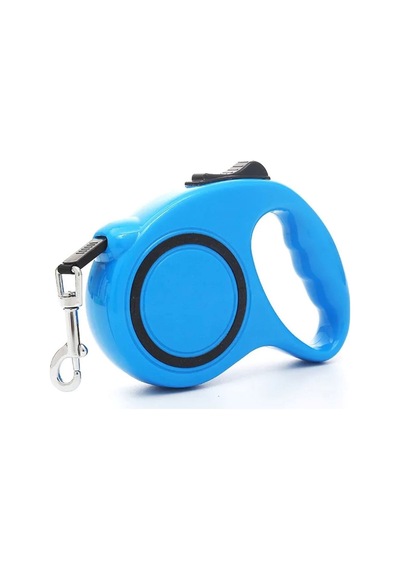 Köpekler İçin Premium 5 Metre Tuş Kontrollü Makaralı Tasma Kayışı - Dayanıklı, Ayarlanabilir 5 Mt Mavi Sku: Zeusb0c6c4jn35