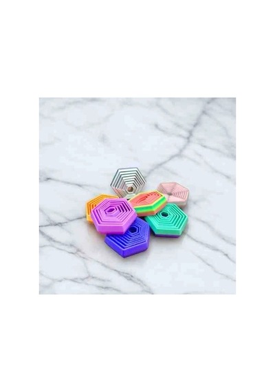Altıgen Fidget Anahtarlık Hareketli