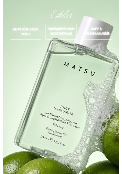 Juicy Margarita Bergamot & Narenciye Aromatik Duş Jeli 290 Ml