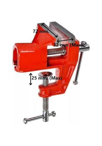 70 Mm. Mini Masa Hobi Mengenesi Kuyumcu Saatçi Mengene