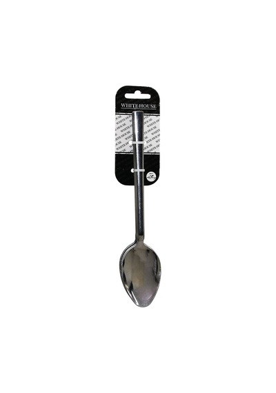 Lunaev 6 Parça Eko Çubuk Sade Metal Yemek Kaşık 2 Mm Açık Ahşap