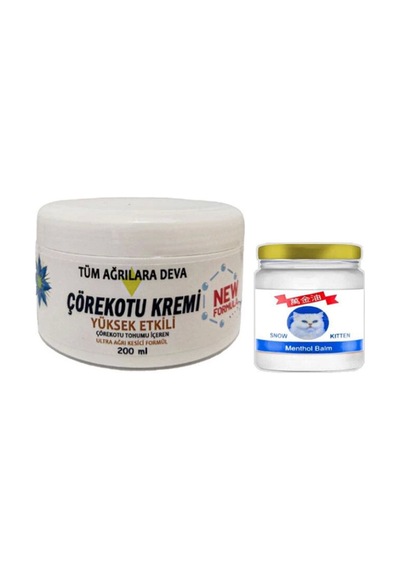 Çörek Otu Kremi Xl Boy 200 Ml+snow Kitten 50 Ml Menthol Balm